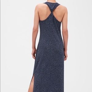 BANANA REPUBLIC Slitted Blue Dress